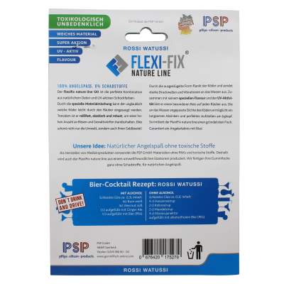 FlexiFix Natureline Gummifische 120mm, 6 Stück, Rossi Watussi