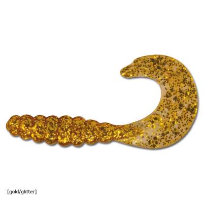 Angel Domäne Action Twister 6cm 8er Pack gold/glitter, - 6cm - gold/glitter - 8Stück