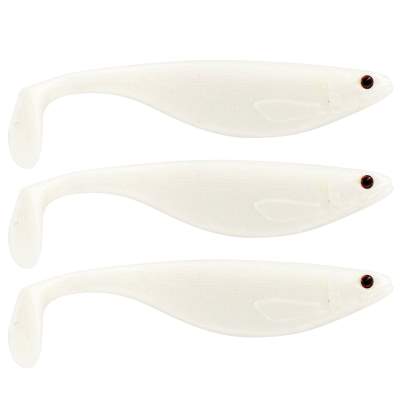 Westin ShadTeez Gummifische 9cm - Pearl - 7g - 3 Stück