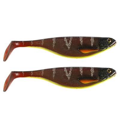 Westin ShadTeez 12cm Motoroil Lemon Perch Limited Edition Gummifische 15g - 2 Stück