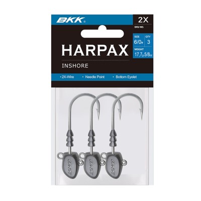 BKK Harpax Inshore Jigköpfe 17,7g - 3Stück - Gr.6/0