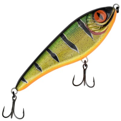 Senshu Butcher Jerk Jerkbait 10.5cm - Fire Perch - 30g - 1 Stück