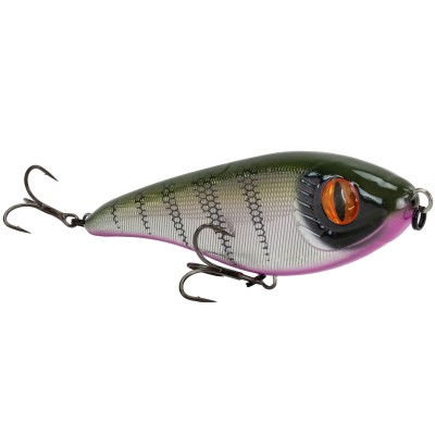 Senshu Butcher Jerk Jerkbait 10.5cm - Steel Perch - 30g - 1 Stück