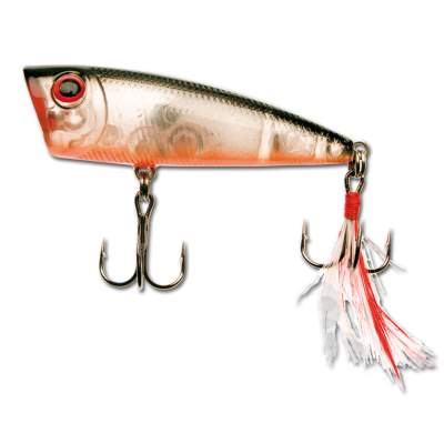 Kinetic Buggi Popper 55 B/T/O, 5,5cm - black/tranp./orange - 7g - 1Stück