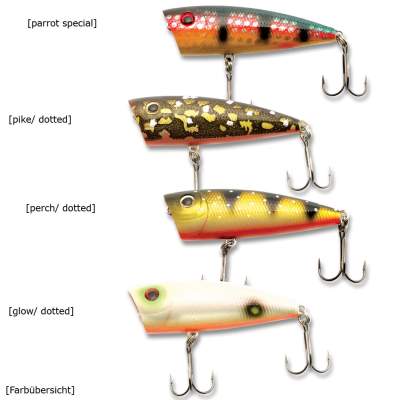 Waterspeed Buggi floating 55 P/D, - 5,5cm - Pike/Dotted - 7g - 1Stück