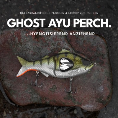 Senshu GLDR Glidebait 13,5cm - Ghost Ayu Perch UV