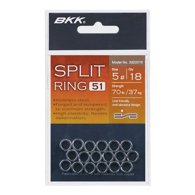 BKK Split Ring-51 - Sprengringe Gr.2 - 18 Stück