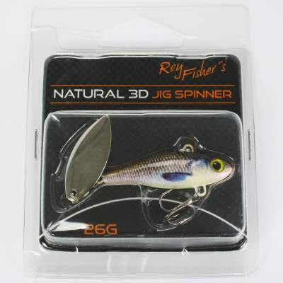 Roy Fishers Natural 3D Jig Spinner 26g Whitefish,