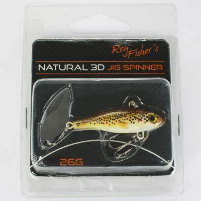 Roy Fishers Natural 3D Jig Spinner 26g Trout