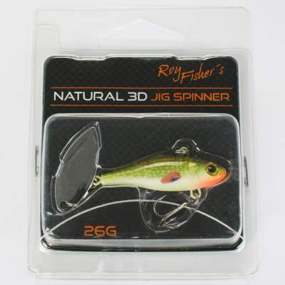 Roy Fishers Natural 3D Jig Spinner 26g Pike,