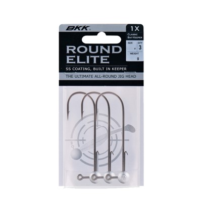 BKK Round Elite-Classic Bait Keeper Jigkopf 25g - Gr.3/0 - 3 Stück