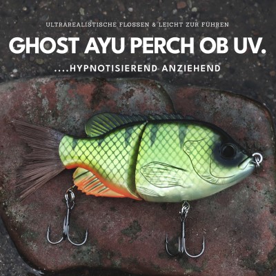 Senshu Bantarel Swimbait 15cm - Ghost Ayu Perch OB UV