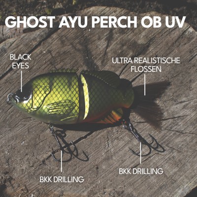 Senshu Bantarel, 15cm - Ghost Ayu Perch OB UV