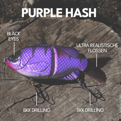 Senshu Bantarel Swimbait 15cm - Purple Hash
