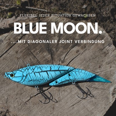 Senshu Van Gogh Swimbait, 16cm - Blue Moon - UV Tail