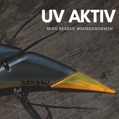 Senshu Van Gogh Swimbait, 16cm - Secret Flash OB - UV Tail