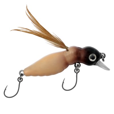 Troutlook Bee Maggot Forellen Wobbler 4,5cm - 3,4g - Single Hook - Natural