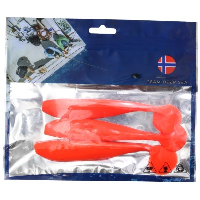 Team Deep Sea Sea Shad 3 Stück -15cm - japanrot