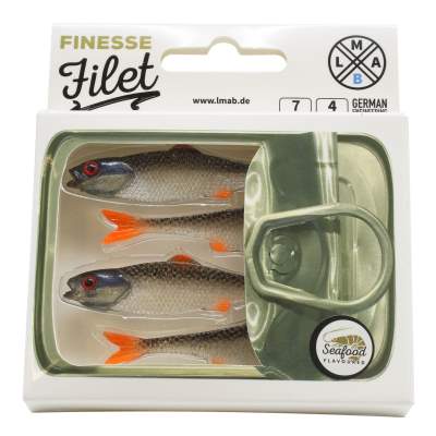 LMAB Finesse Filet, 7cm - Roach, 4 Stück