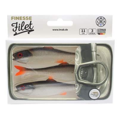 LMAB Finesse Filet, 11cm - Roach, 3 Stück