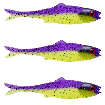 LMAB Finesse Filet, 11cm - Purple Rave , 3 Stück