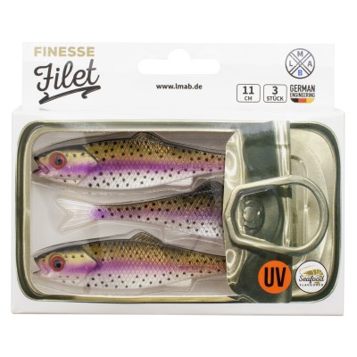 LMAB Finesse Filet 11cm - Rainbow Trout , 3 Stück