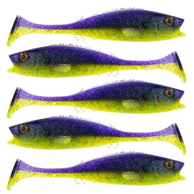 LMAB KØFI (KÖFI) Perch Shad 7cm - Purple Rave - 3g - 5 Stück