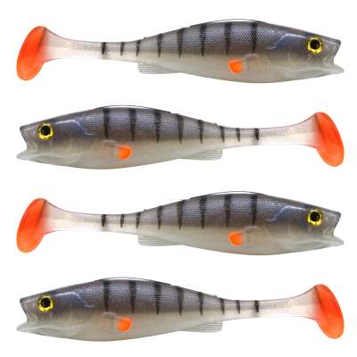 LMAB KØFI (KÖFI) Perch Shad, 11cm - Ghost Perch - 10g - 4 Stück