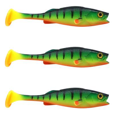 LMAB KØFI (KÖFI) Perch Shad, 14cm - Firetiger - 24g - 3 Stück