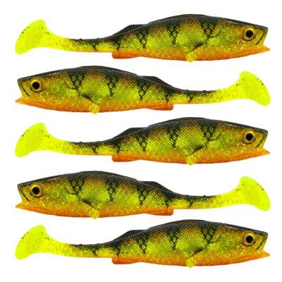 LMAB KØFI (KÖFI) Perch Shad, 7cm - Natural Perch - 3g - 5 Stück