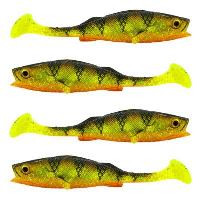 LMAB KØFI (KÖFI) Perch Shad 11cm - Natural Perch - 10g - 4 Stück