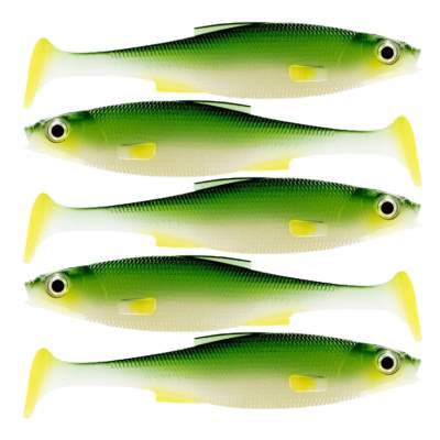 LMAB KØFI (KÖFI) Roach Shad, 7cm - Green Shiner - 3g - 5 Stück