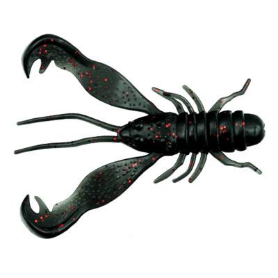 LMAB Finesse Filet Craw 4cm Night Fire 1 g - 7 Stück