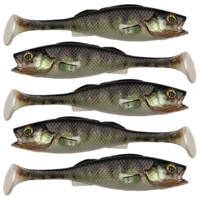 LMAB KØFI (KÖFI) Perch Shad 7cm - Zander Skin - 3g - 5 Stück