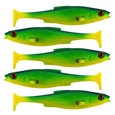 LMAB KØFI (KÖFI) Roach Shad 7cm - Mahi Mahi - 3g - 5 Stück