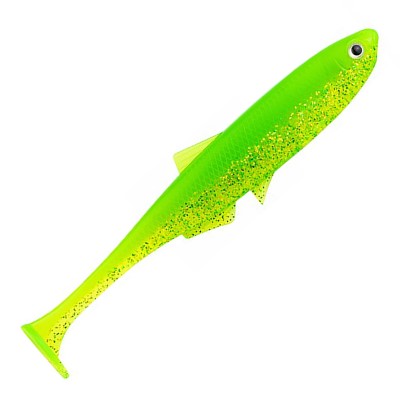 LMAB KØFI (KÖFI) Bleak Shad, 6cm - Lime Chartreuse - 1g - 6 Stück