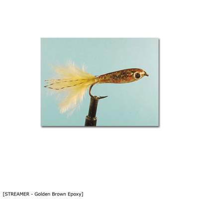 X-Version Fly Streamer  GOLDEN BROWN EPOXY 8, - Gr.8 - 1Stück - 13