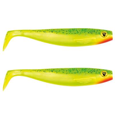 Fox Rage Pro Shad Gummifisch 14cm - UV Lemontiger - 2Stück