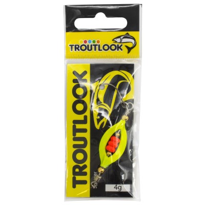 Troutlook Spinner - Forellenköder 4g - Yellow