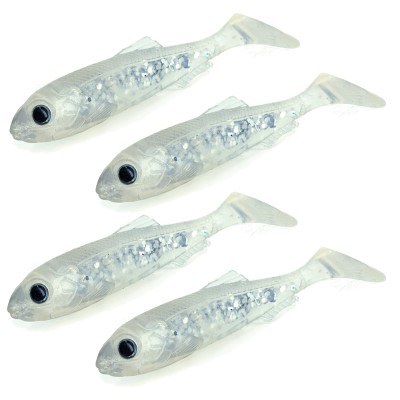 Molix Real Thing Shad Gummifisch 11,40cm - Ghost Silver Flake