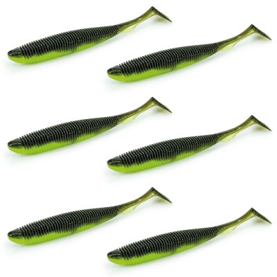 Molix RA Shad Gummifisch 9,65cm - Watermelon Gold/Chart