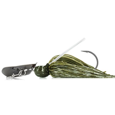 Molix Compact Blade Jig, 10,5g - Green Pumpkin Flash