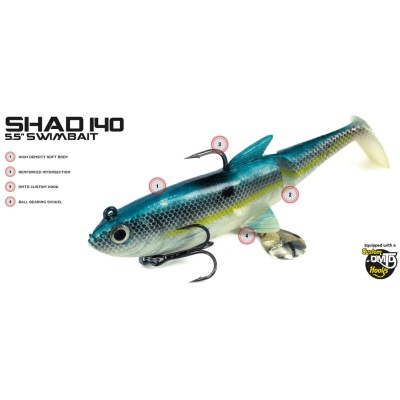 Molix Shad 140, 14cm - Live Rainbow Trout