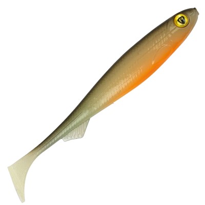 Fox Rage Slick Shad Ultra UV, 11cm - UV Hot Olive - 1Stück