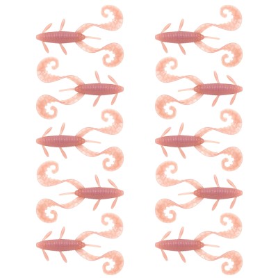 Reins G-Tail Twin Grub 2 5,2cm Oxblood 1,2cm - Oxblood - 1,2g - 10Stück