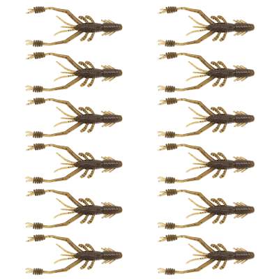 Reins Ring Shrimp 2 4,8cm Green Pumpkin 4,8cm - Green Pumpkin - 0,5g - 12Stück