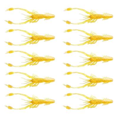 Reins Ring Shrimp 3 7,20cm Motoroil Gold flk. 7,2cm - Motoroil Gold flk. - 1,4g - 10Stück