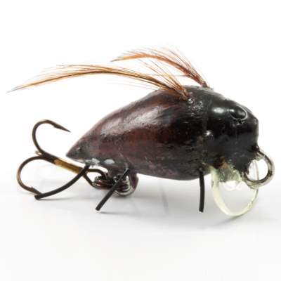 Angel Domäne Insektenwobbler Wasserkäfer 2,5cm - Wasserkäfer - 2g - 1Stück