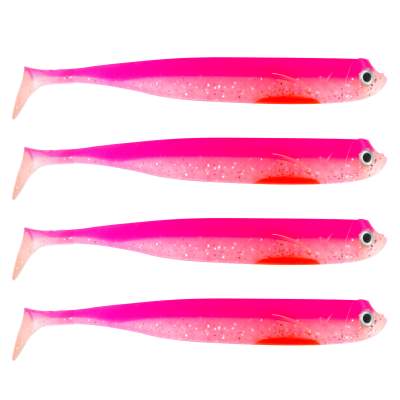 Roy Fishers Der Zander Gummifisch, 15cm - UV Pink - 15g - 4 Stück