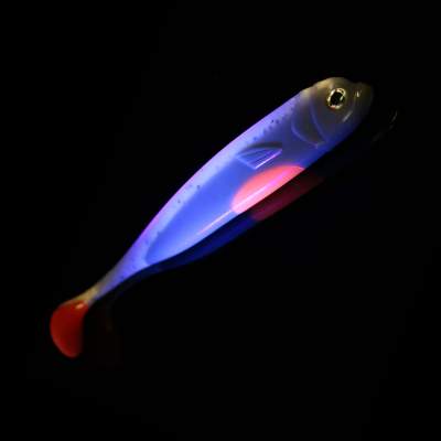 Roy Fishers Der Zander Gummifisch, 15cm - UV Drugqueen - 15g - 4 Stück